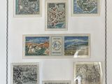 a picture of a picture of a collection of stamps in a frame