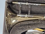 a trumpet in a case that is open and ready to be played