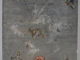 une photo d'une œuvre d'art posée par terre