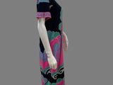 an image of a mannequin dressed in a colorful dress