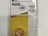 an image of a couple of brass fittings in a package