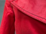 a close up of a red jacket on a mannequin mannequin mannequin mannequin mannequin mannequin mannequin manne