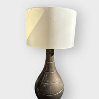 Importante paire de lampes balustre à trois lumières en céra… (photo 5)