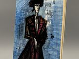 an image of a painting of a man in a hat and coat