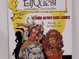 un livre sur lequel figure une image représentant une femme et deux chats