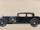 dessin représentant une voiture noire avec une barre transversale à l'avant