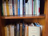 une étagère avec un tas de livres dessus