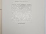 an open book with a black and white image on it