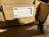 a cardboard box that has a price label on it
