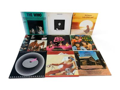 une sélection de disques vinyles comprenant The Who, The Who et The Who