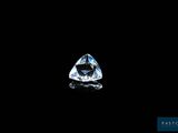 a white diamond on a black background
