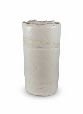 a roll of toilet paper that is wrapped in plastic
