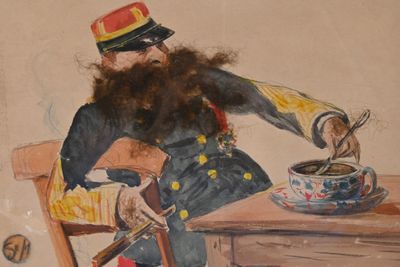 Marie-Joseph-Georges GOURSAT dit SEM (1863-1934), Soldat du …