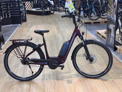 a bike that is sitting on the floor in a store