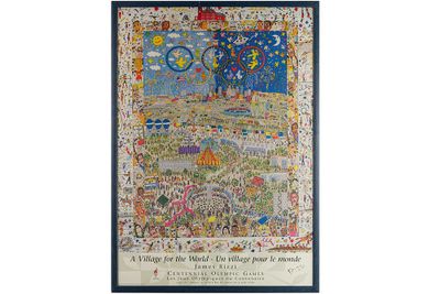 RIZZI JAMES (1950 - 2011) signé "A Village for the World" - …