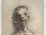 une image représentant un tableau représentant le visage d'un homme sur fond blanc