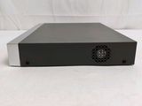 a close up of a black box on a white background
