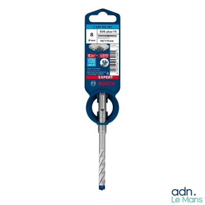 a close up of a blue handle with a white tag on it