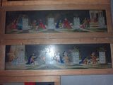a picture of a painting on the wall of a room