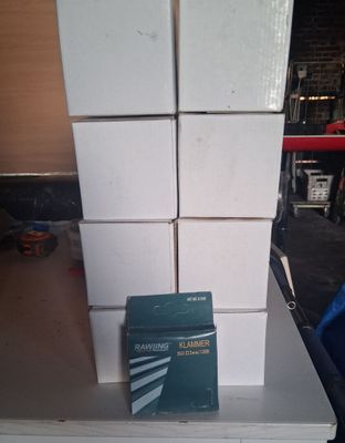 a stack of boxes sitting on top of a counter
