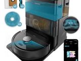 une image représentant un robot toiletteur pour animaux de compagnie avec un téléphone