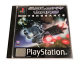 an image of a video game with a space ship on the cover