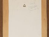 an old picture of a piece of paper with writing on it