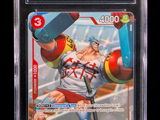 a close up of a card with a baseball player holding a bat