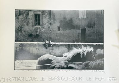 Christian LOUIS (1952) Le temps qui court - Le Thor