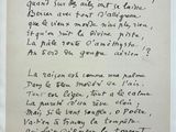 a close up of a piece of paper with writing on it