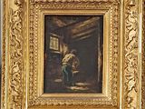 an image of a painting of a man in a room with a window