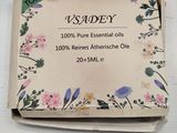 a close up of a box of soap with flowers on it