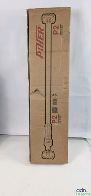 a cardboard box with a picture of a baseball bat in it