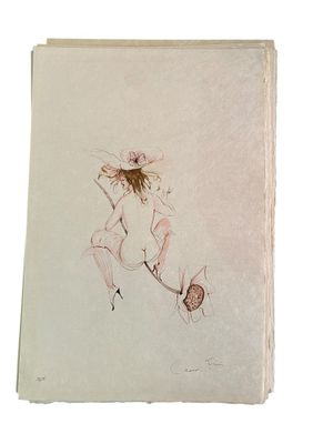 an image of a drawing of a woman on a skateboard