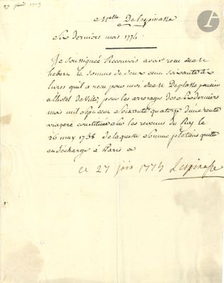 une vieille lettre écrite à l'encre noire sur un bout de papier
