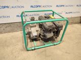 a small engine that is sitting on the ground