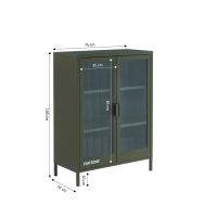 10722-299 / Buffet haut - PANTONE - Vert olive foncé - 2 por… (photo 2)