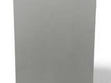 a close up of a metal object on a white surface