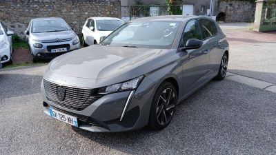 une voiture grise garée sur le bord de la route