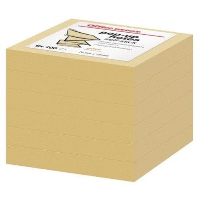 Lot de 6 - OFFICE DEPOT - Feuillets autocollants pop-up - 76…