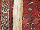 a picture of a piece of wood on a rug