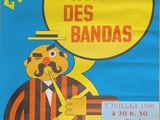 a poster for a band called la nuit des bandas