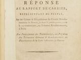an old book with a black and white title on it