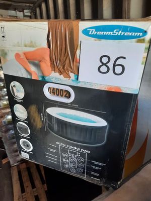 a box that has a hot tub inside of it
