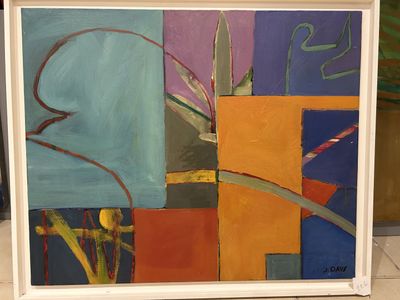 J. Davy HST SBD composition abstraite 60x73