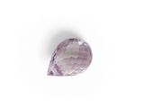 an amethorate stone on a white background