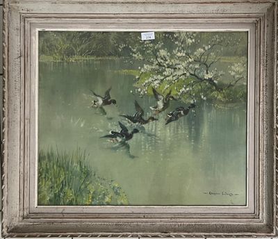 D'après Vernon WARD Envolée de canards.