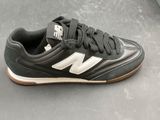 a close up of a pair of new balance shoes