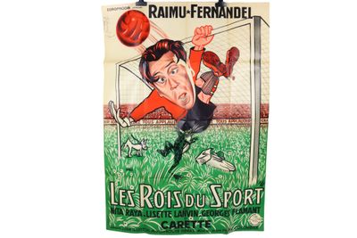 F.François (XXe) (dessinateur). Affiche du film "Les rois du…