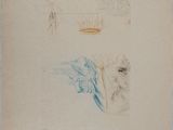 un dessin représentant un homme et une femme debout devant un immeuble